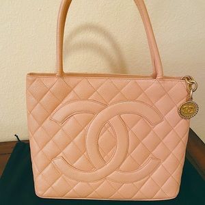 Chanel Caviar CC Medallion Tote